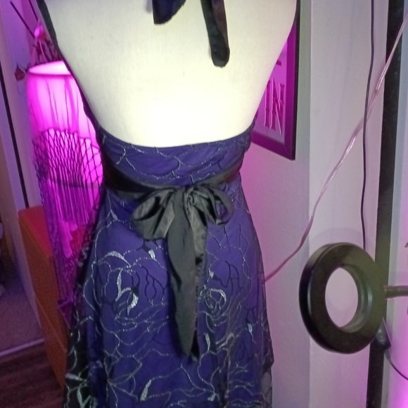 Prom Dress Jung Kim  Mini halter dress size 8 - Picture 3 of 4